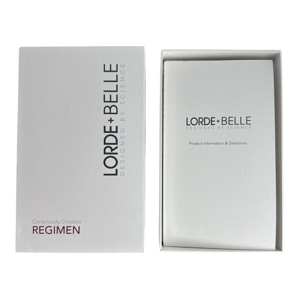 Lorde + Belle 3-Piece Skincare Set Cleanser Repair Serum Hydra-V Moisturizer NWT - Picture 3 of 7